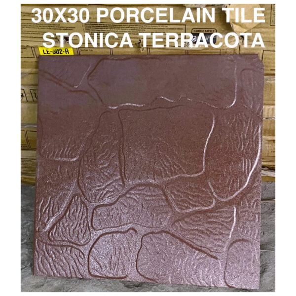 CARREAUX 30X30 PORCELAIN TILE STONICA TERRACOTA_